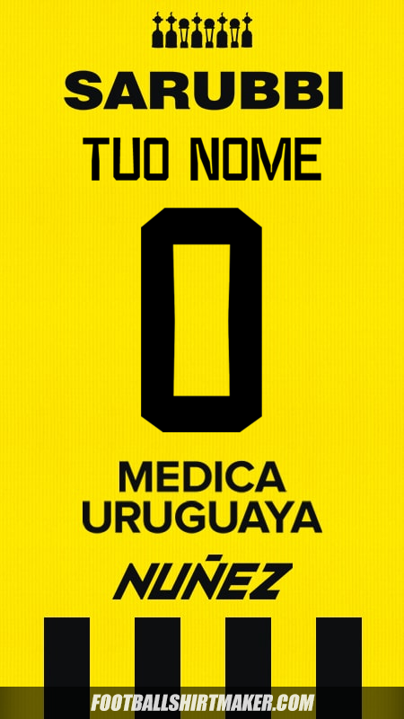 Maglia Peñarol 2024 -  tuo nome - 0