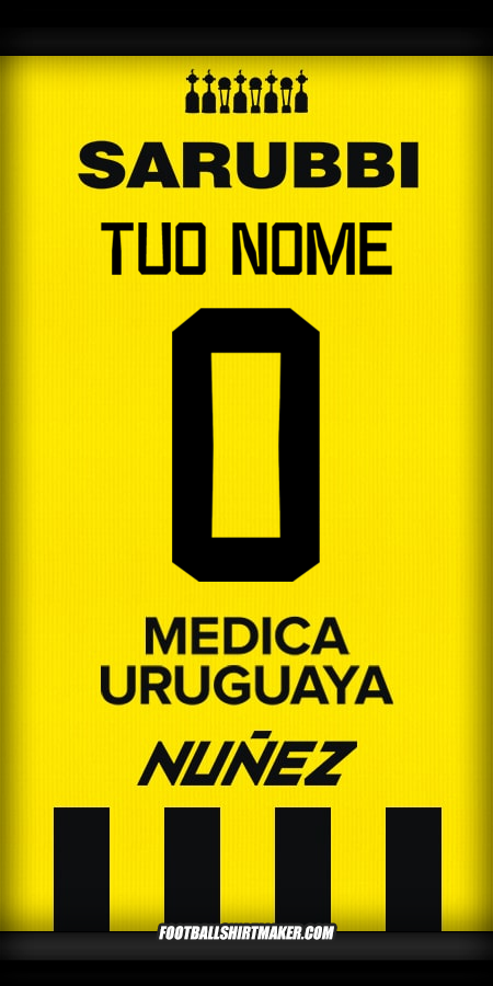 Maglia Peñarol 2024 -  tuo nome - 0