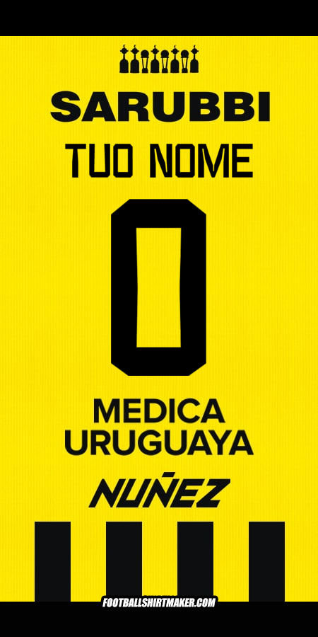 Maglia Peñarol 2024 -  tuo nome - 0