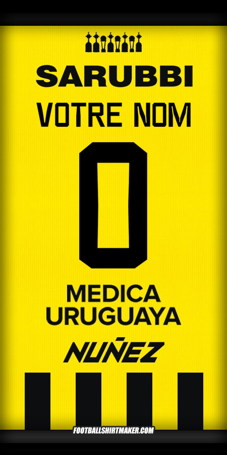 Maillot Peñarol 2024 -  votre nom - 0