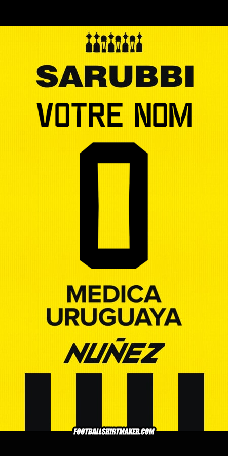 Maillot Peñarol 2024 -  votre nom - 0
