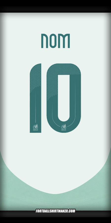 Maillot Mexique 2024 Extérieur -  nom - 10