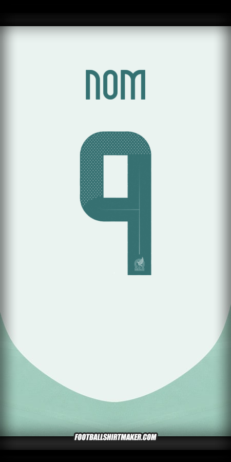 Maillot Mexique 2024 Extérieur -  nom - 9