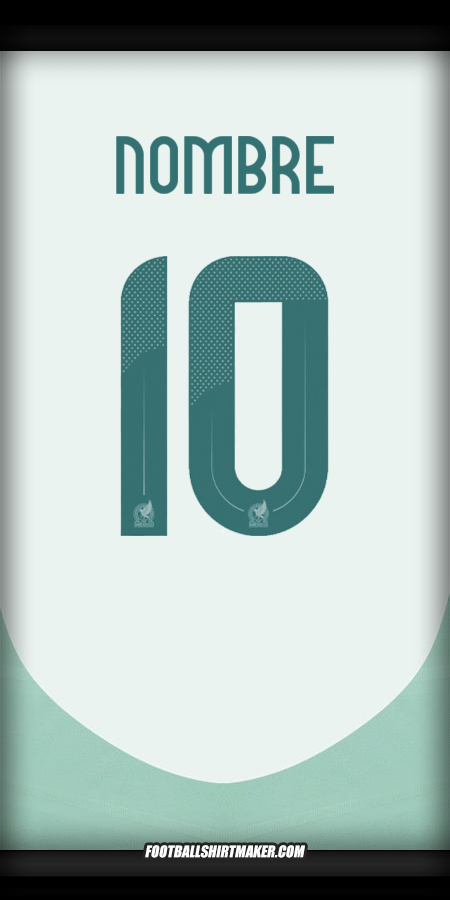 Camiseta Mexico 2024 Visita -  nombre - 10