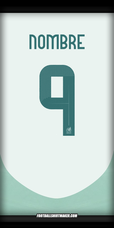 Camiseta Mexico 2024 Visita -  nombre - 9