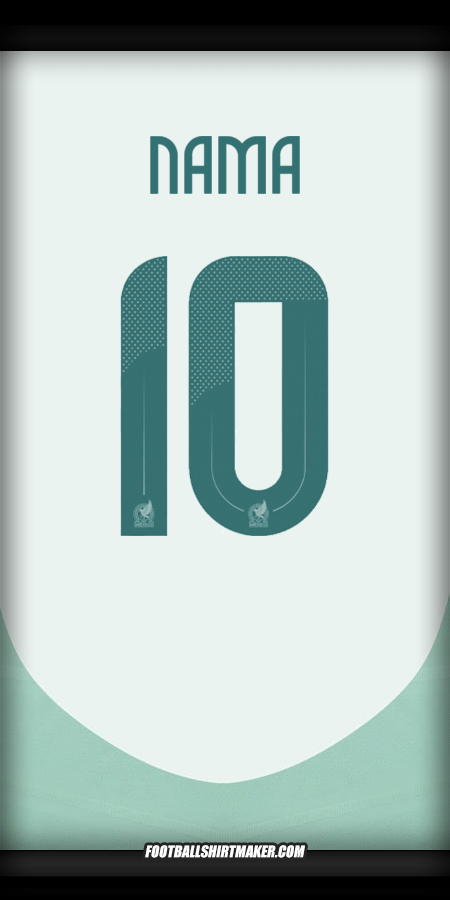 Jersey Meksiko 2024 Alternatif -  nama - 10