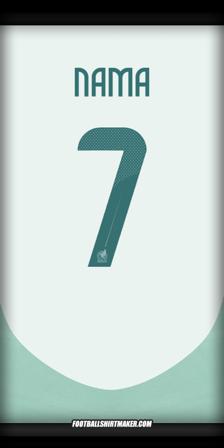 Jersey Meksiko 2024 Alternatif -  nama - 7