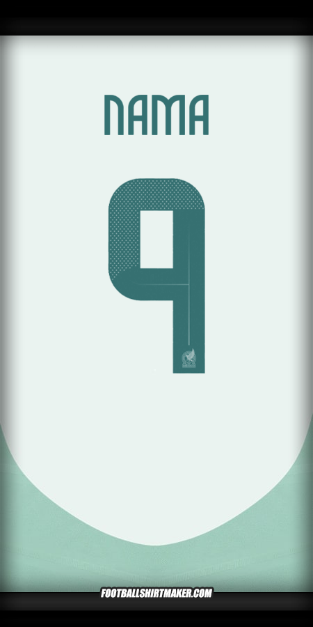 Jersey Meksiko 2024 Alternatif -  nama - 9