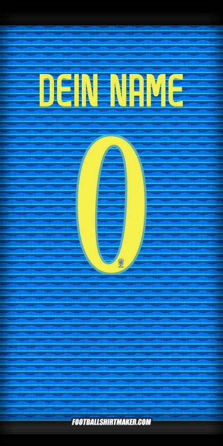 Trikot Brasilien 2024 Auswärts -  dein name - 0