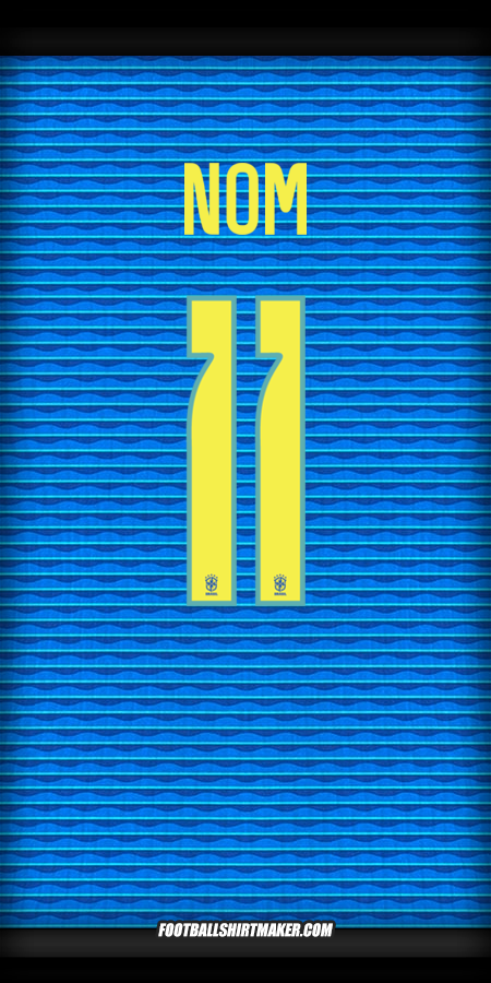 Maillot Brésil 2024 Extérieur -  nom - 11