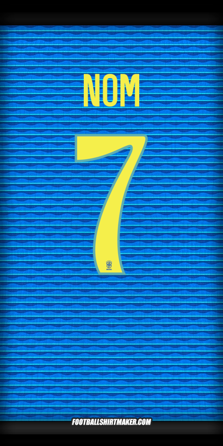Maillot Brésil 2024 Extérieur -  nom - 7