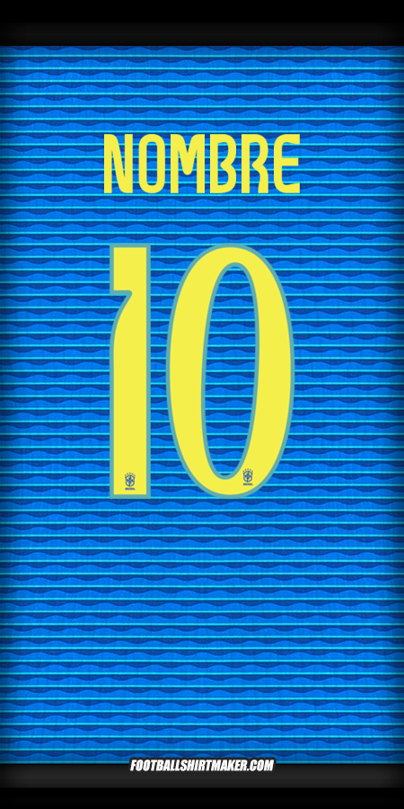 Camiseta Brasil 2024 Visita -  nombre - 10