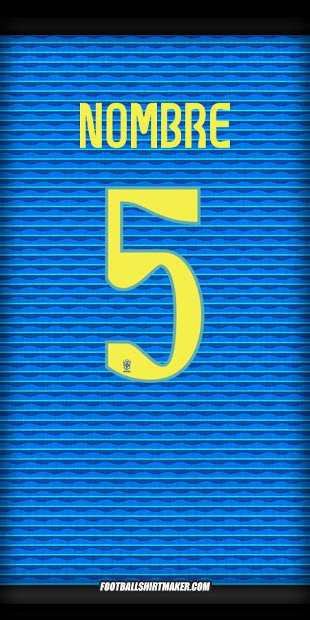 Jersey Brasil 2024 Visita -  nombre - 5