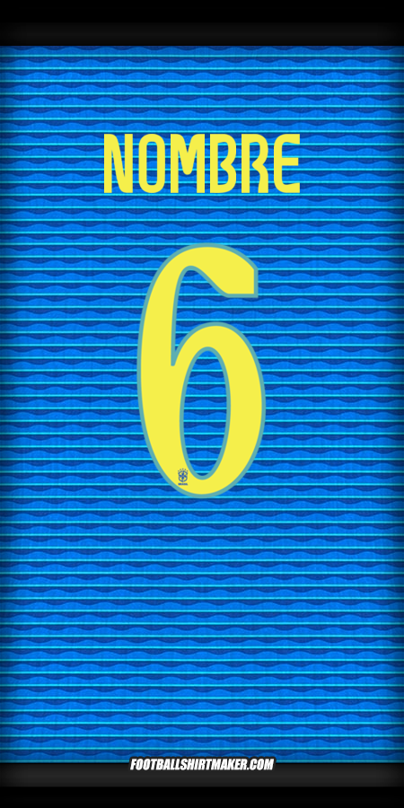 Camiseta Brasil 2024 Visita -  nombre - 6