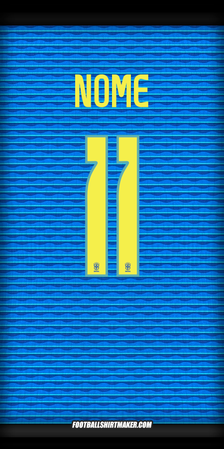 Maglia Brasile 2024 Seconda -  nome - 11