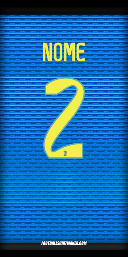 Maglia Brasile 2024 Seconda -  nome - 2