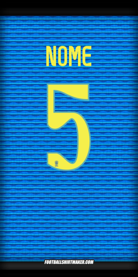 Camisa Brasil 2024 Alternativa -  nome - 5