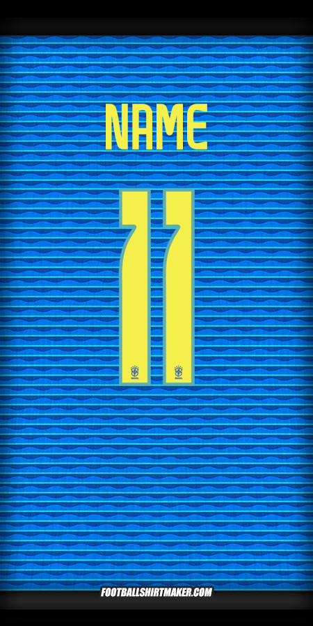 Trikot Brasilien 2024 Auswärts -  name - 11
