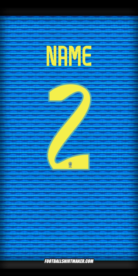 Trikot Brasilien 2024 Auswärts -  name - 2