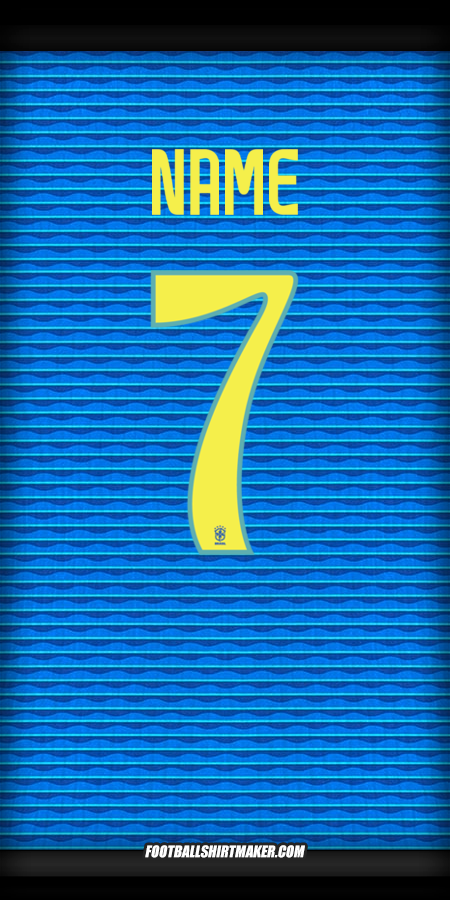 Jersey Brazil 2024 Away -  name - 7