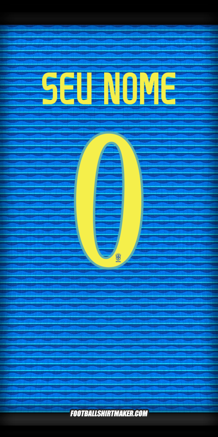 Camisa Brasil 2024 Alternativa -  seu nome - 0