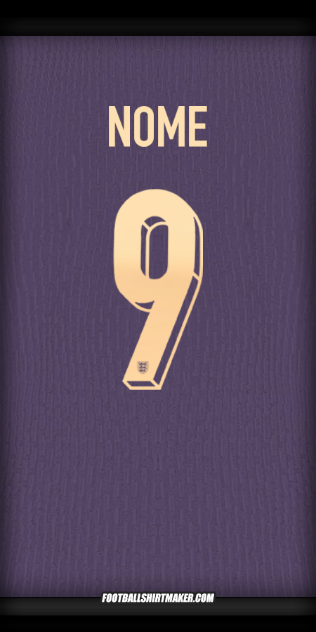 Maglia Inghilterra 2024 Seconda -  nome - 9