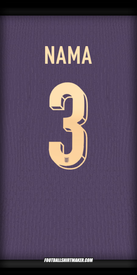 Jersey Inggris 2024 Alternatif -  nama - 3