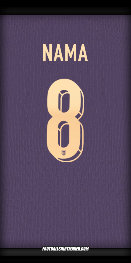 Jersey Inggris 2024 Alternatif -  nama - 8