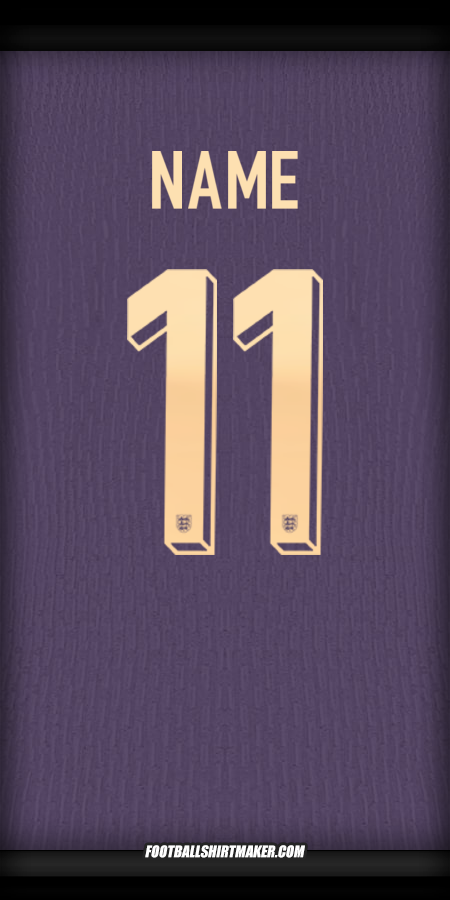 Trikot England 2024 Auswärts -  name - 11