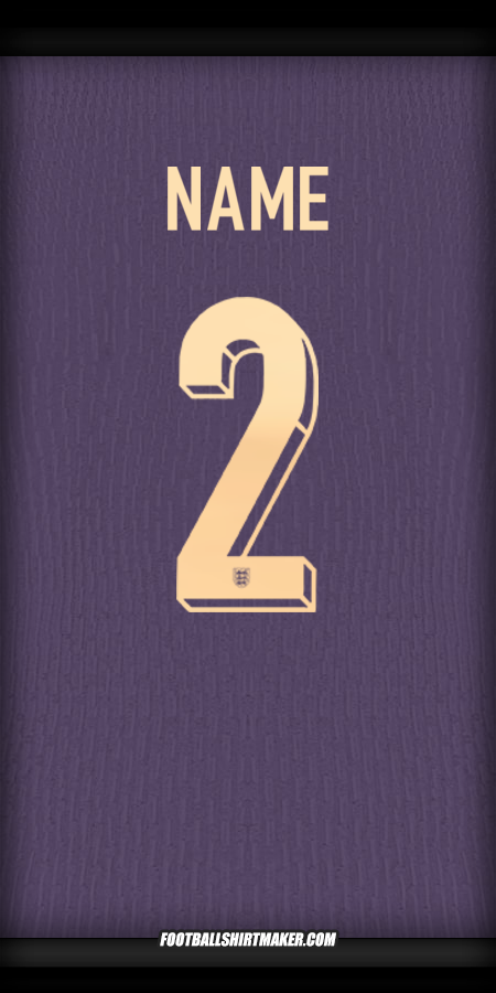 Shirt England 2024 Away -  name - 2