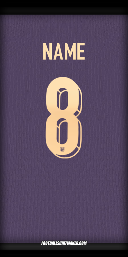 Trikot England 2024 Auswärts -  name - 8