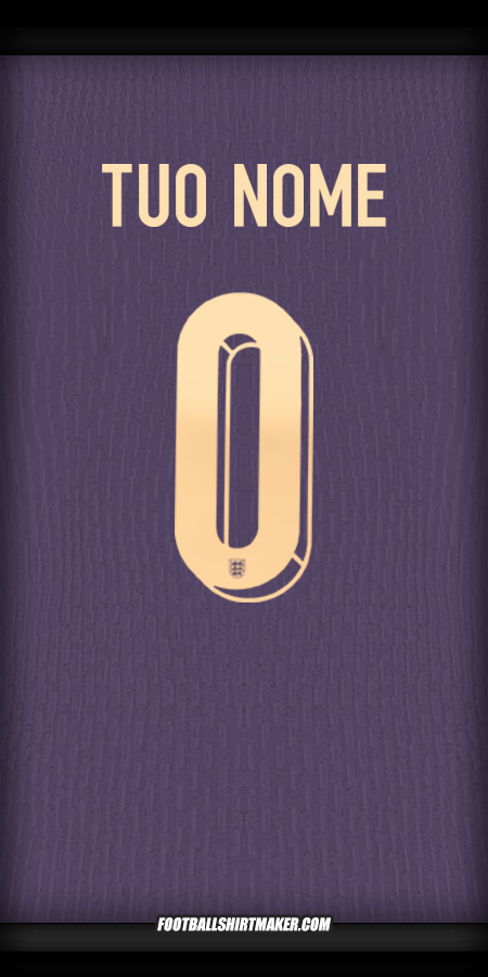 Maglia Inghilterra 2024 II -  tuo nome - 0