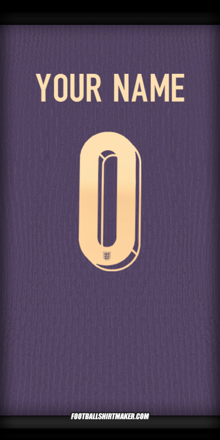 Jersey England 2024 II -  your name - 0