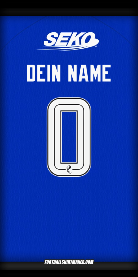 Trikot Rangers FC 2024/2025 -  dein name - 0