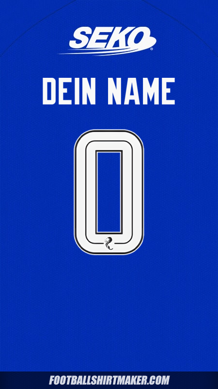 Trikot Rangers FC 2024/2025 -  dein name - 0