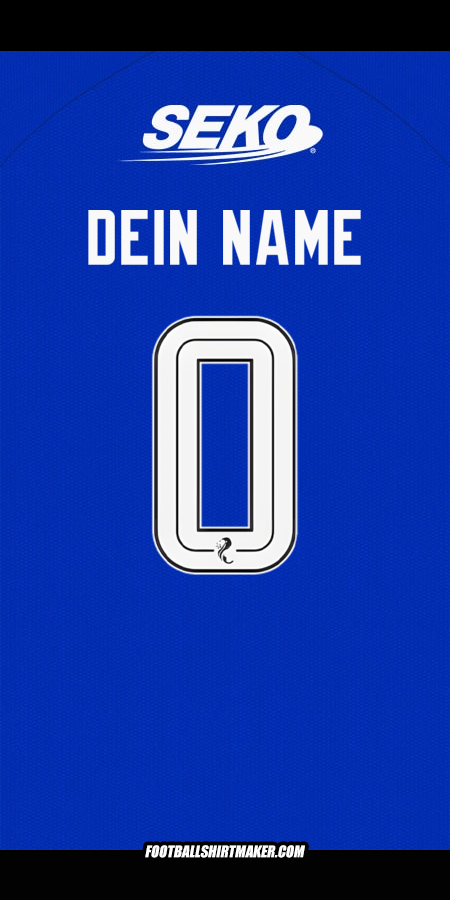 Trikot Rangers FC 2024/2025 -  dein name - 0