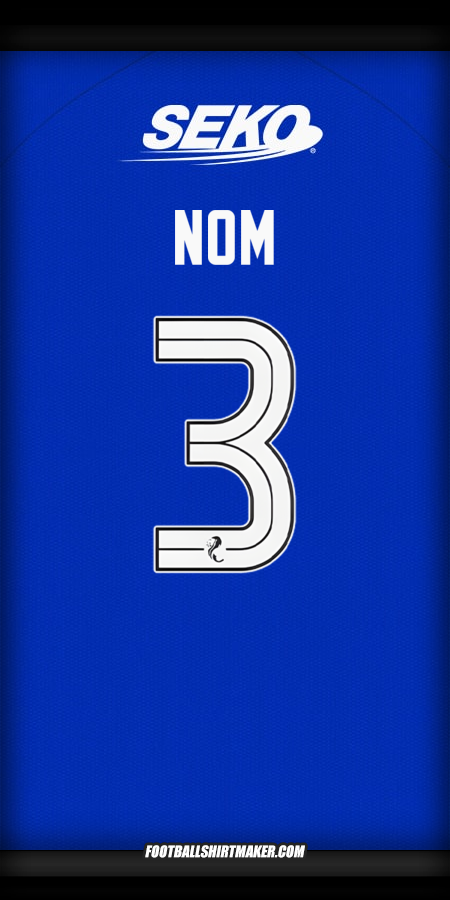 Maillot Rangers FC 2024/2025 -  nom - 3