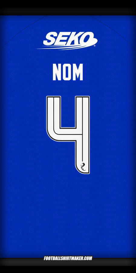 Maillot Rangers FC 2024/2025 -  nom - 4