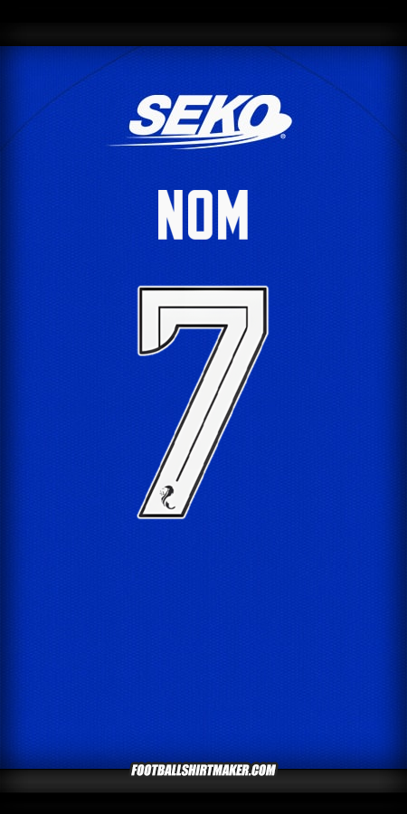 Maillot Rangers FC 2024/2025 -  nom - 7