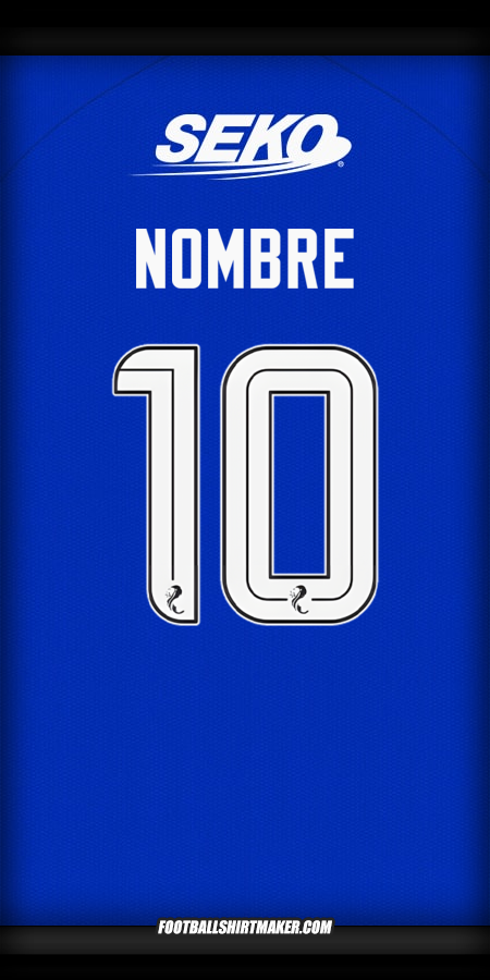 Jersey Rangers FC 2024/2025 -  nombre - 10