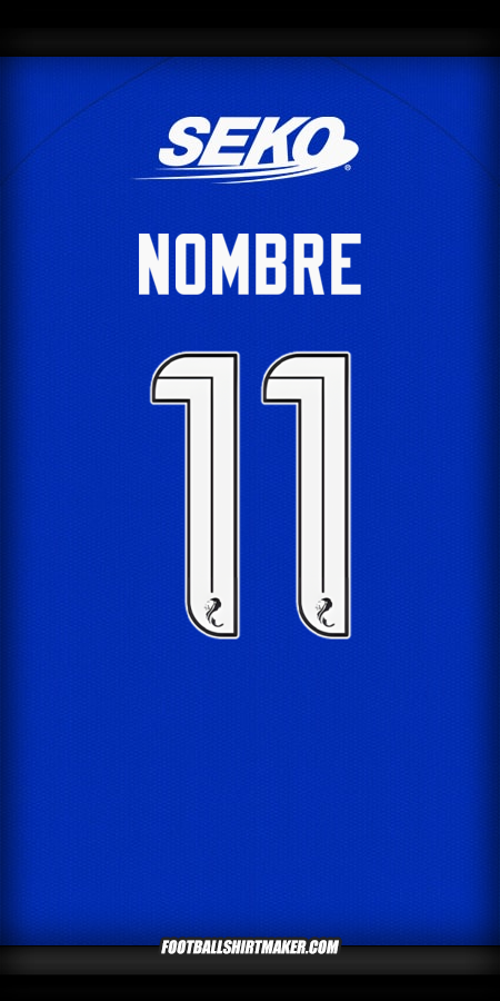 Jersey Rangers FC 2024/2025 -  nombre - 11