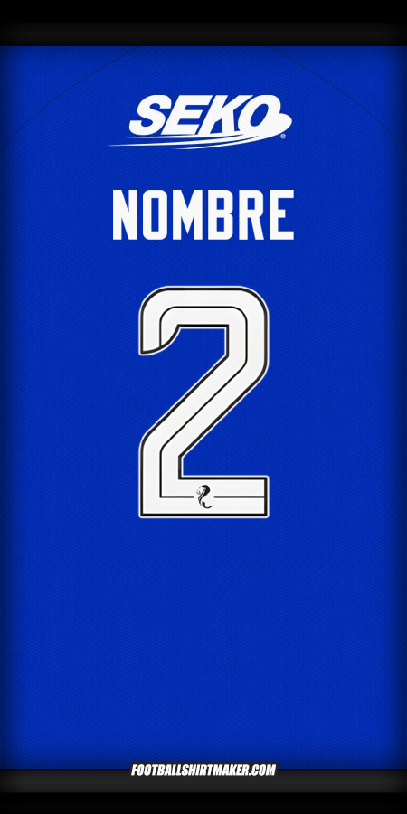 Jersey Rangers FC 2024/2025 -  nombre - 2
