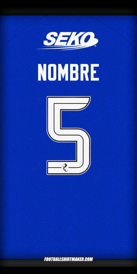 Jersey Rangers FC 2024/2025 -  nombre - 5