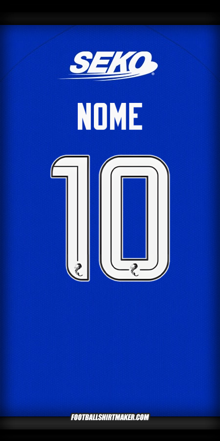 Camisa Rangers FC 2024/2025 -  nome - 10
