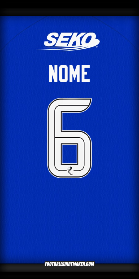 Maglia Rangers FC 2024/2025 -  nome - 6
