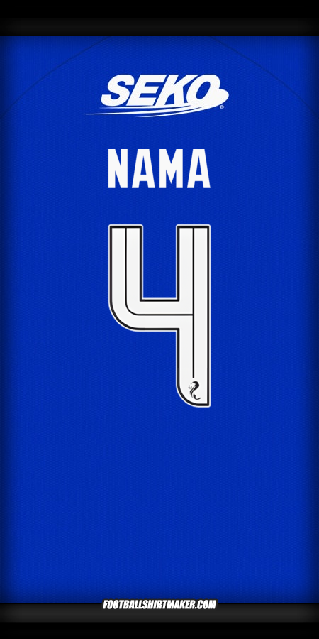 Jersey Rangers FC 2024/2025 -  nama - 4