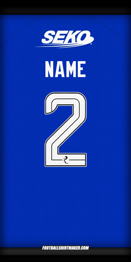 Trikot Rangers FC 2024/2025 -  name - 2