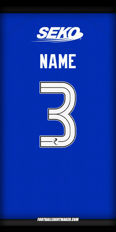 Trikot Rangers FC 2024/2025 -  name - 3