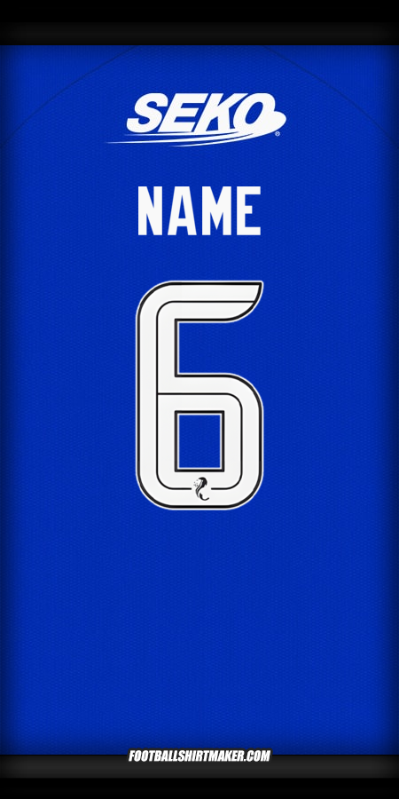Trikot Rangers FC 2024/2025 -  name - 6