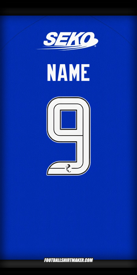 Trikot Rangers FC 2024/2025 -  name - 9